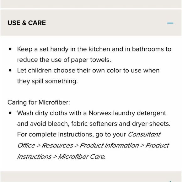 Norwex Counter Cloths Light Blue Set of 3 NWT - Picture 7 of 10